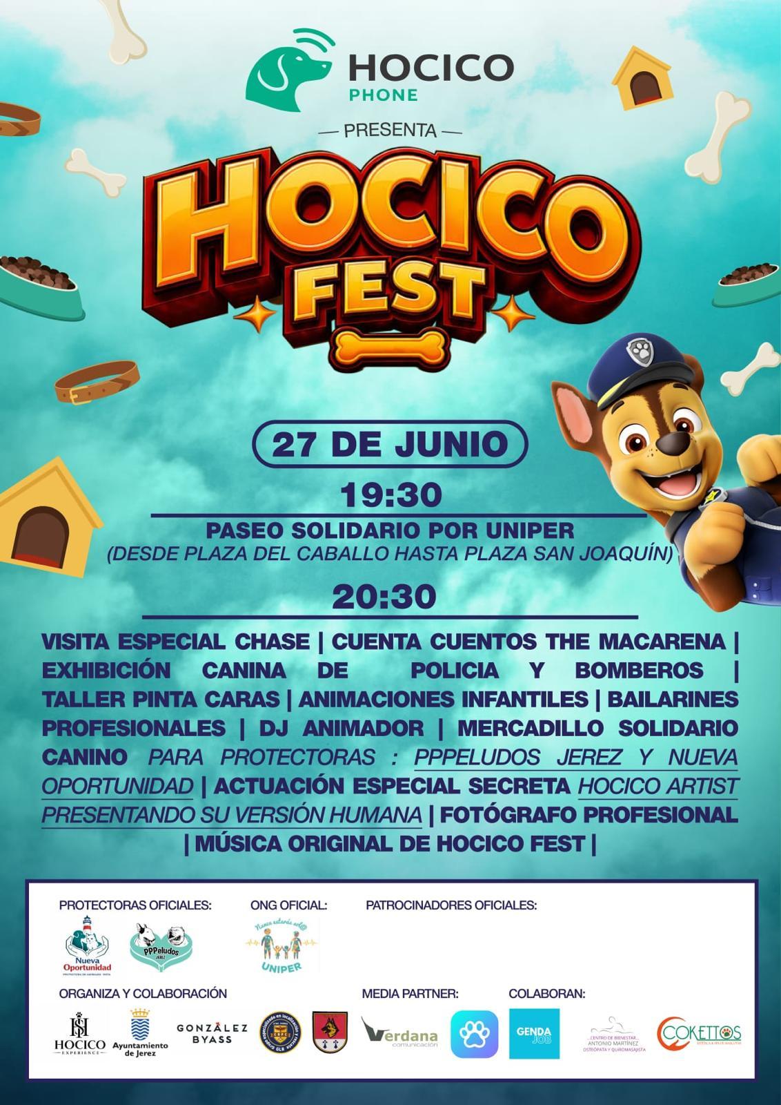 El Hocico Fest se celebra en Jerez el 27 de junio para sensibilizar sobre la adopción de mascotas