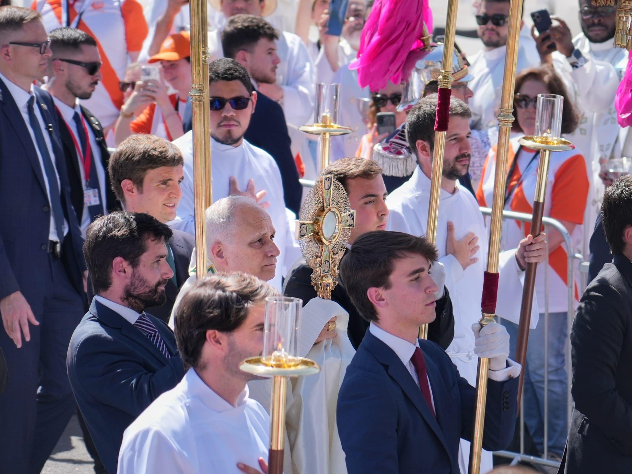 León XIV presidió el Corpus de Madrid
