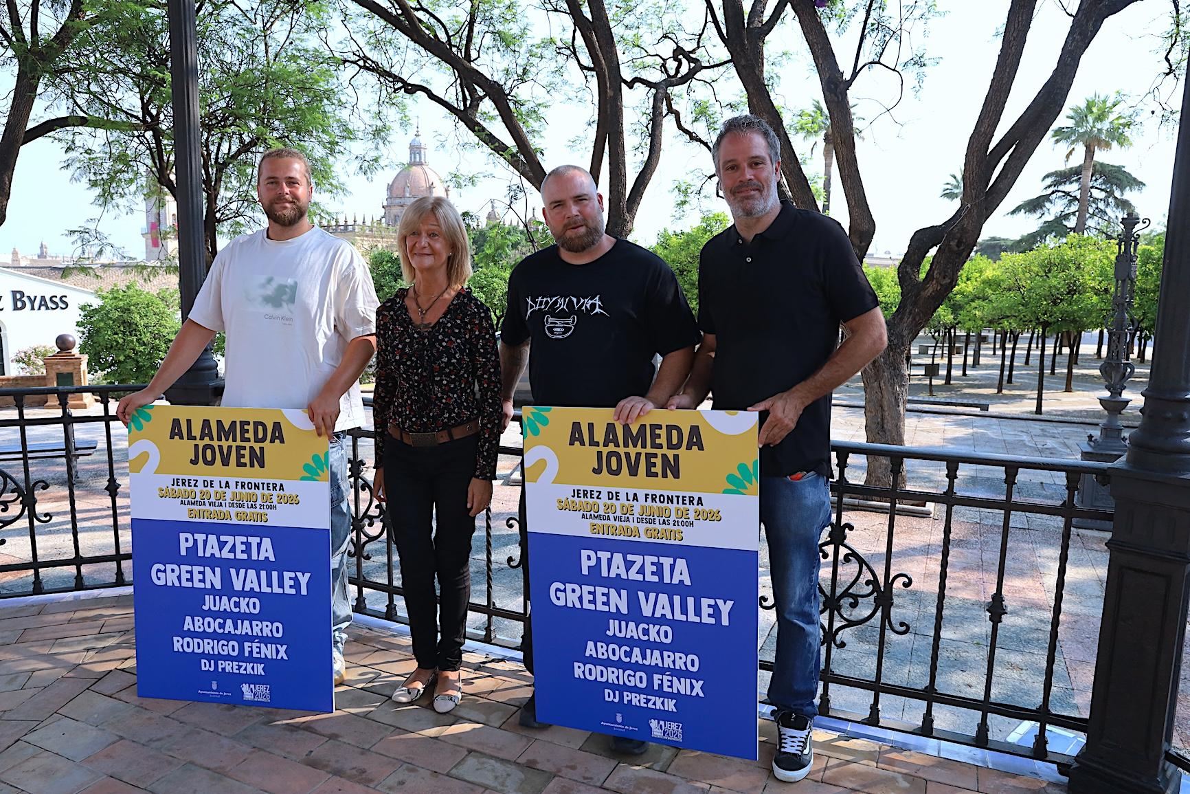 El 20 de junio se celebra el Festival Alameda Joven de Jerez con artistas de renombre nacional en cartel
