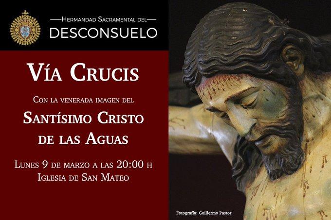 El lunes 9 de marzo, Vía Crucis en San Mateo
