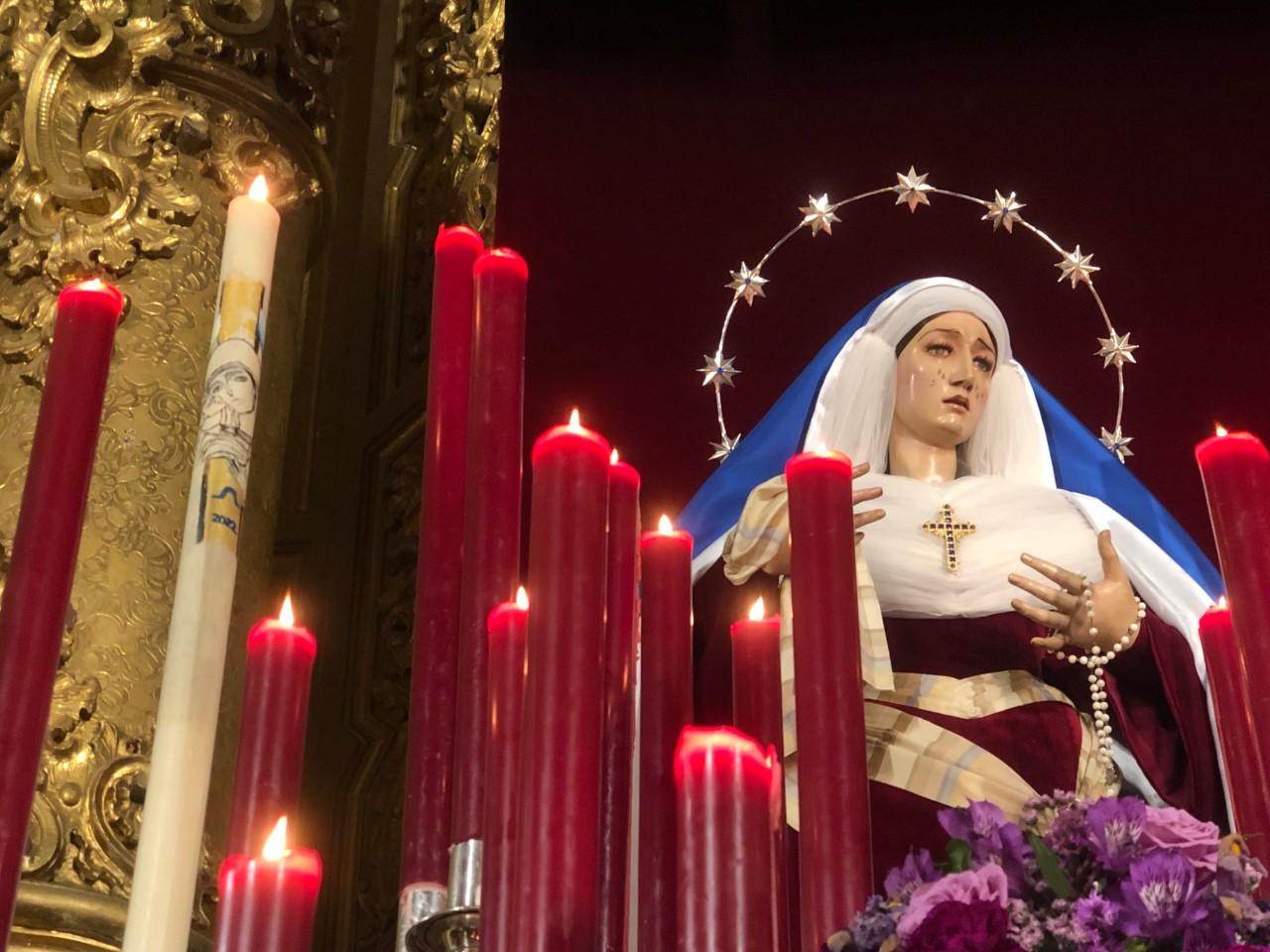 Lo que el ojo sí vio: La Virgen de Vladimir, en el altar de cultos en San Mateo