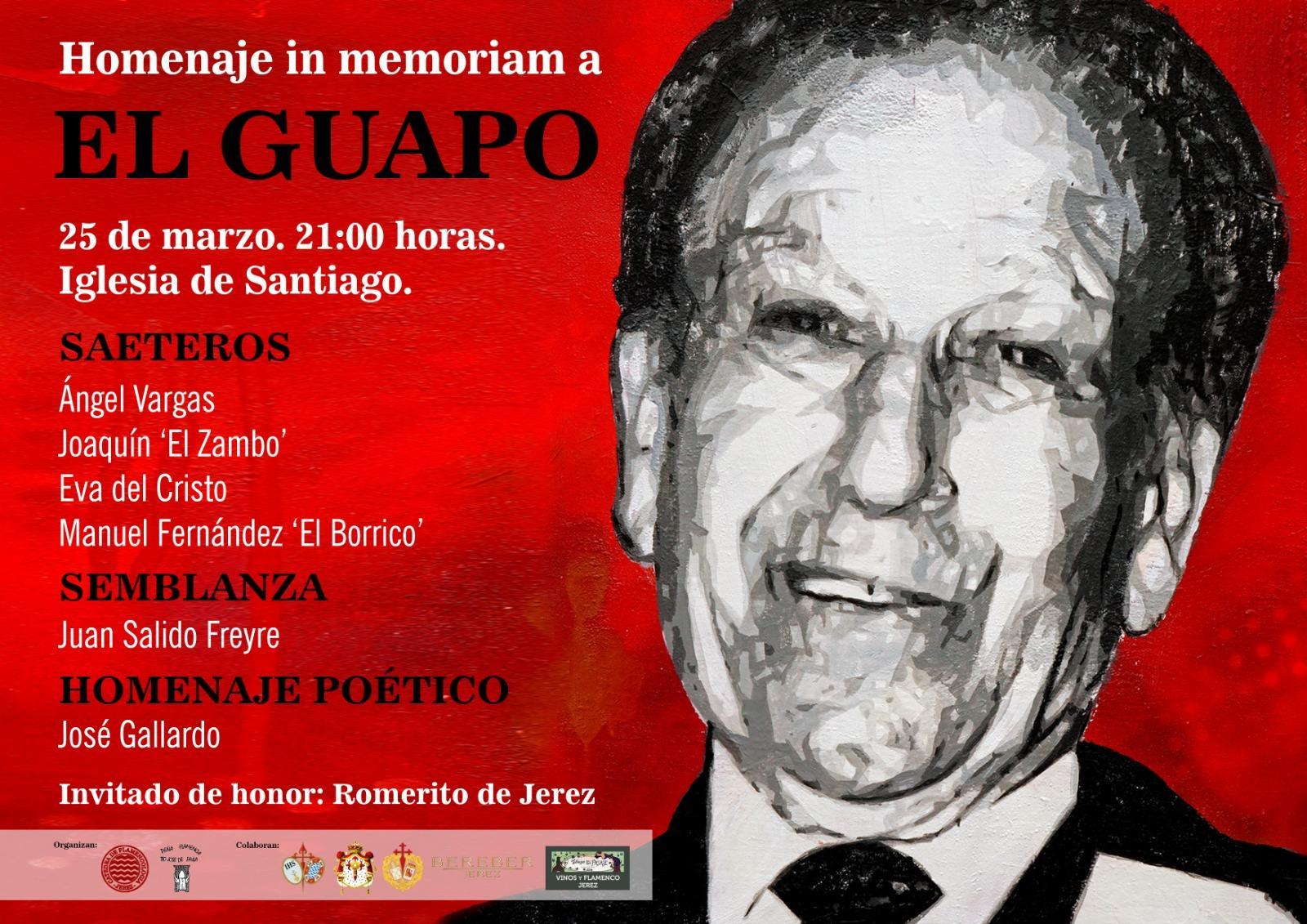 Homenaje 'in memoriam' a 'El Guapo' este viernes en la Iglesia de Santiago