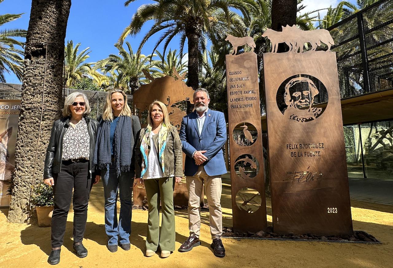 Homenaje a Félix Rodríguez de la Fuente en el Zoobotánico de Jerez