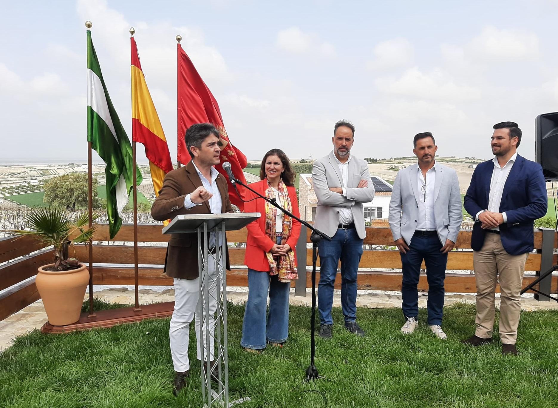 La Junta y el GDR Campiña de Jerez respaldan el Mirador del Guadalquivir en Trebujena