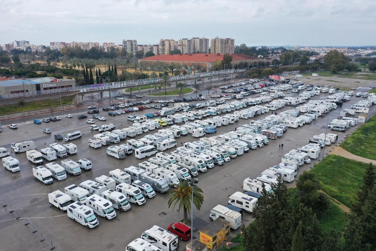 La locura del caravaning ha llegado este fin de semana a Jerez