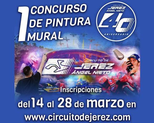 El 14 de marzo abre el plazo de inscripción al I Concurso de Pintura Mural del Circuito de Jerez