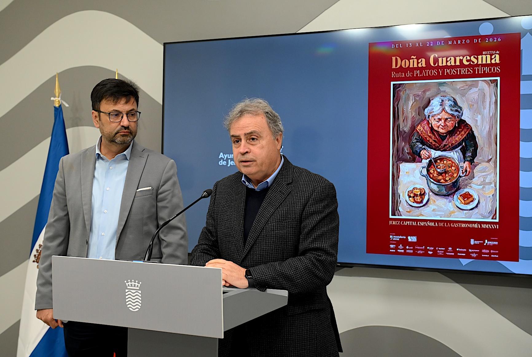 Hostelería Jerez organiza del 13 al 22 de marzo una nueva Ruta Gastronómica de Platos y Postres Típicos: Recetas de Doña Cuaresma