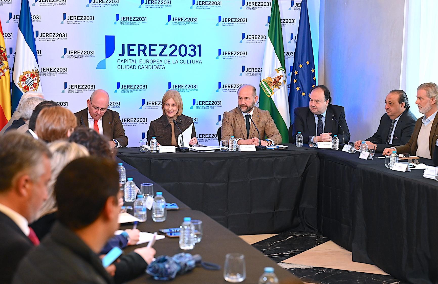 El Consejo Rector de Jerez 2031 celebra una sesión de trabajo para abordar la defensa de la candidatura