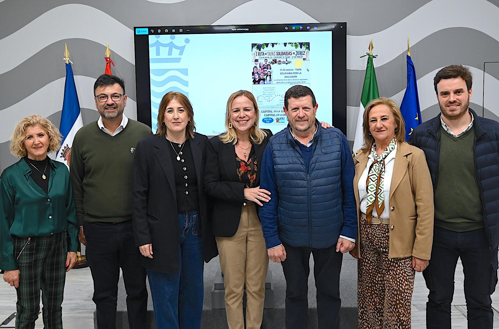 Aspanido presenta la I Ruta de Tapas Solidarias de Jerez con motivo del Día Mundial del Síndrome de Down