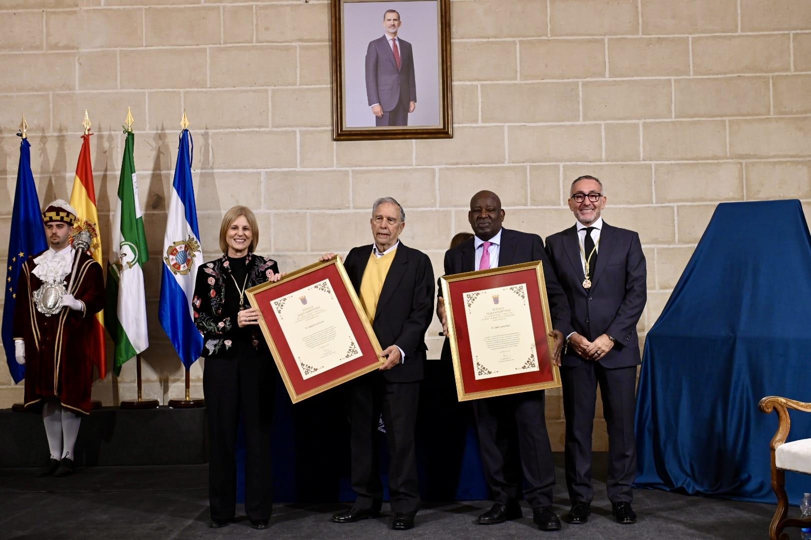 Ángel León y Eddy Jean Paul son nombrados Hijos Adoptivos de Jerez