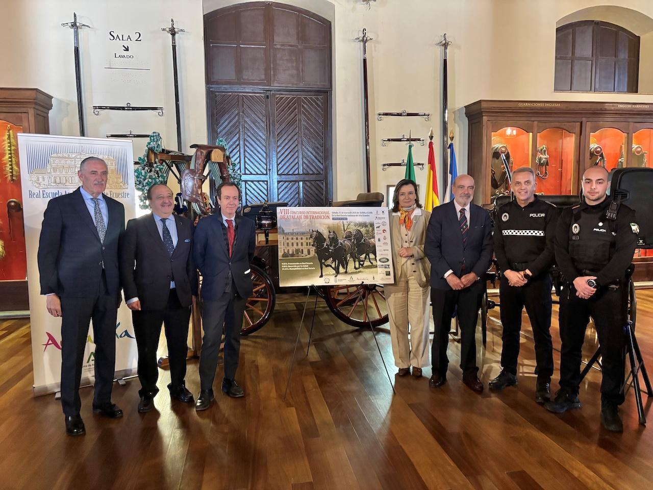 La Real Escuela acoge el VIII Concurso Internacional de Atalaje de Tradición 'Ciudad de Jerez'