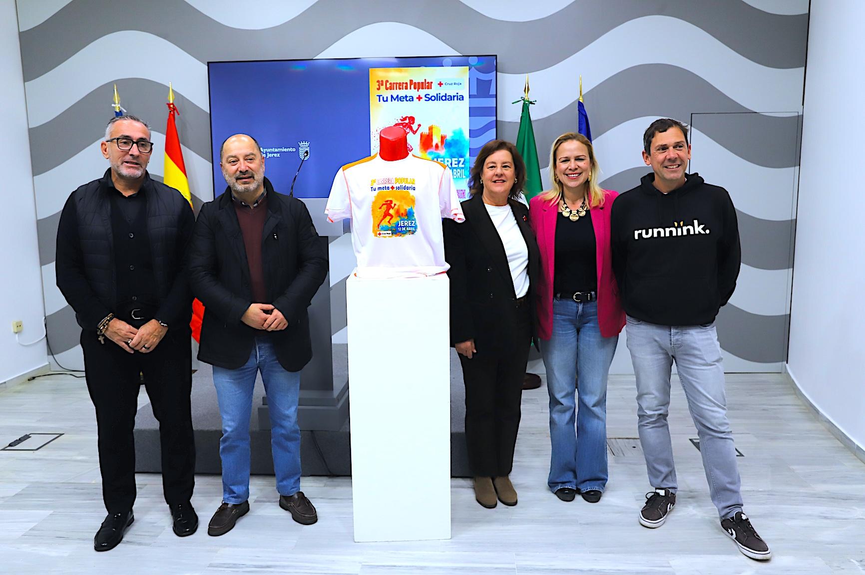 Cruz Roja Jerez celebra el 12 de abril la tercera edición de la carrera popular 'Tu Meta+Solidaria'