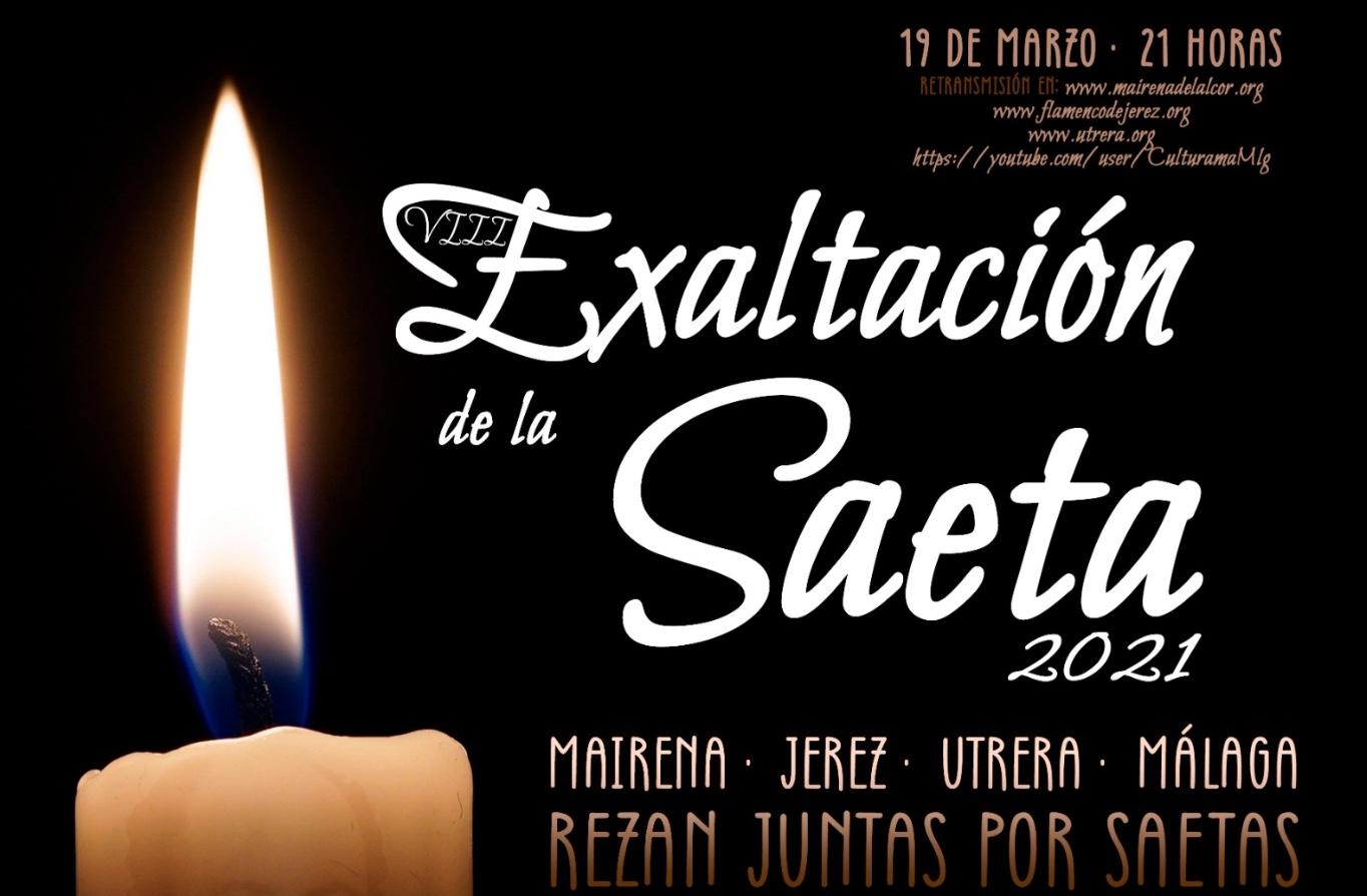 La Exaltación de la Saeta de Mairena, Jerez, Utrera y Málaga se ofrecerá on line el 19 de marzo