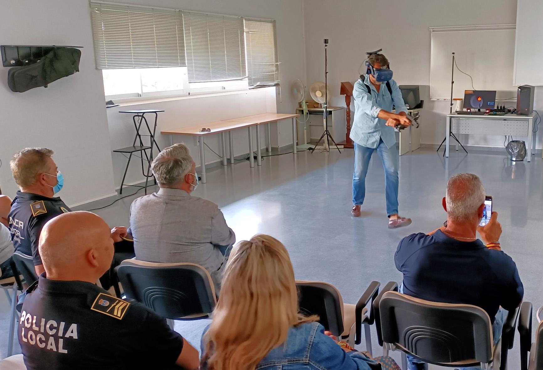 La Policía Local de Jerez entrena con realidad virtual