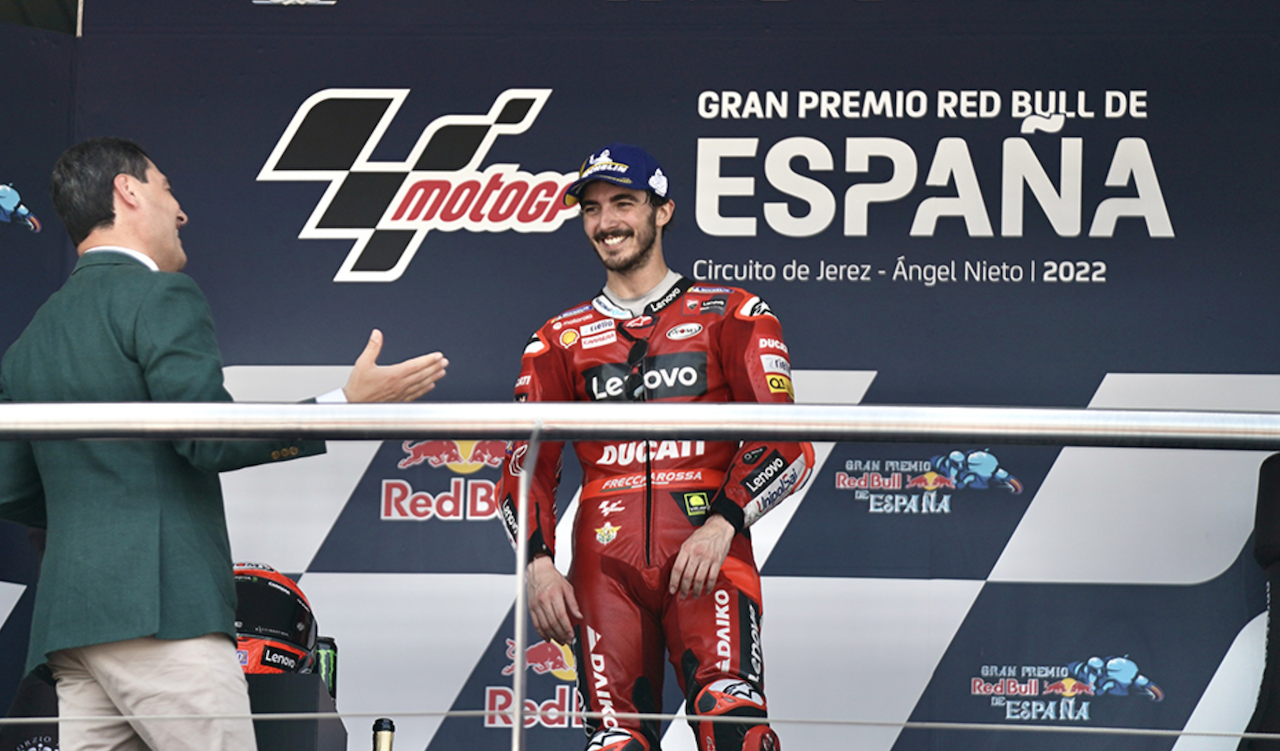 Juanma Moreno destaca al GP de España en Jerez como emblema de la "marca Andalucía"