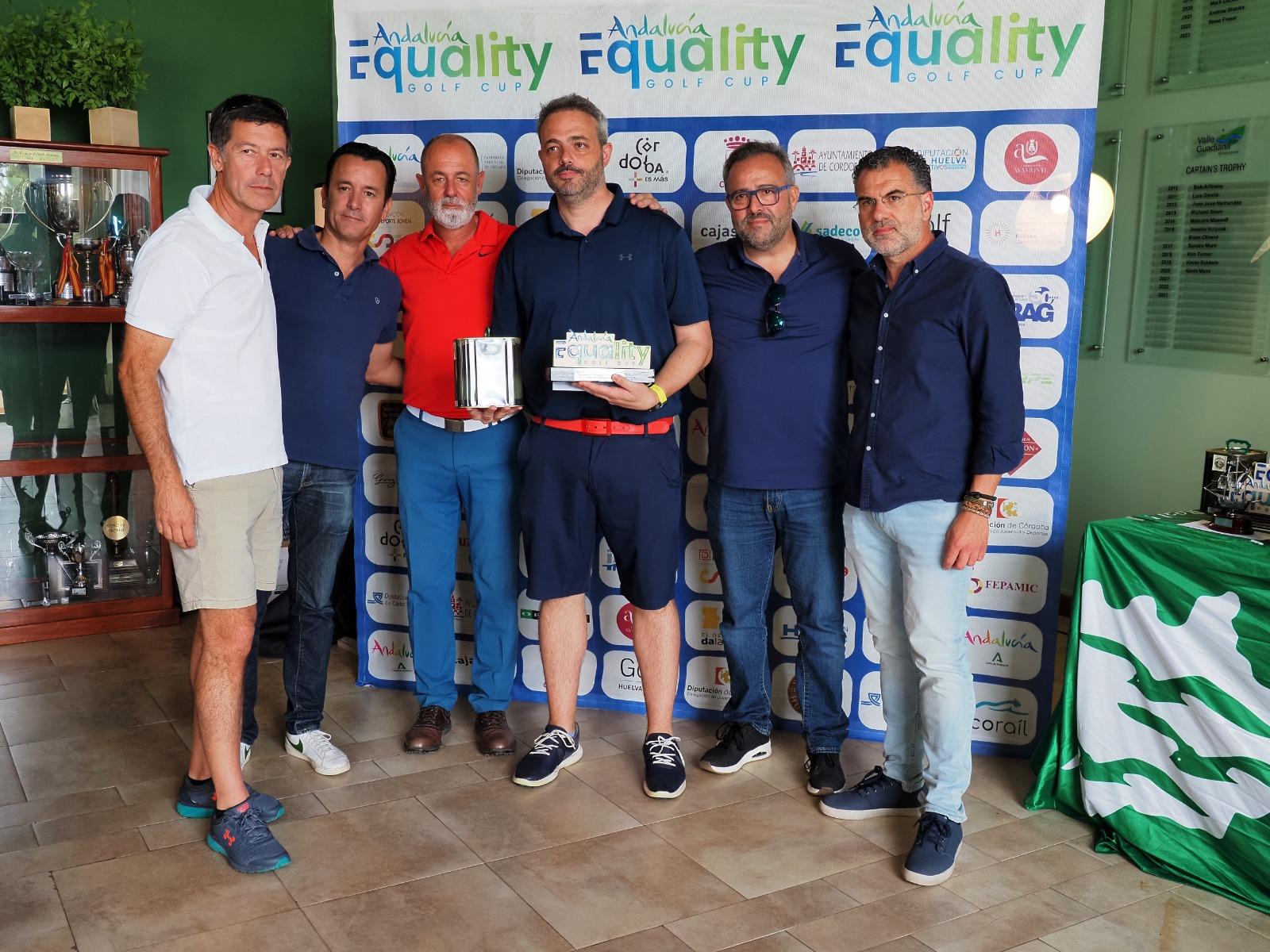Jorge Liaño ganó el Premio 'Periodista Santi Roldán' en la segunda prueba del Circuito Andalucía Equality Golf Cup