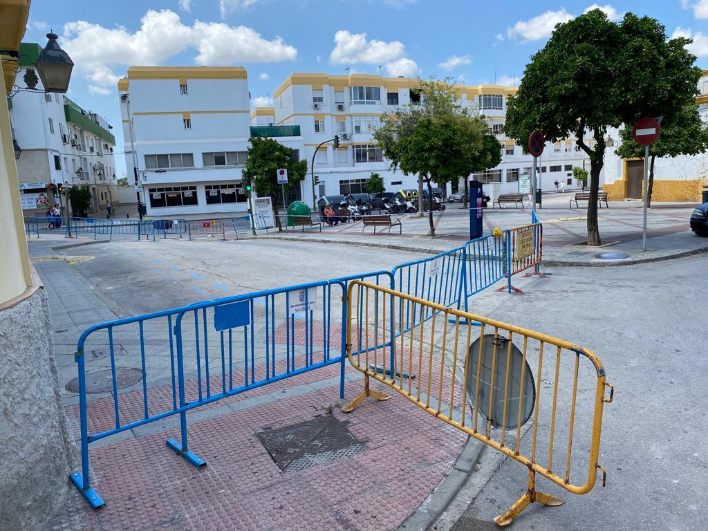 Continúan los cortes de tráfico en plaza San Juan, plaza Orbaneja, Cuesta de las Piedras y la plaza del Carbón