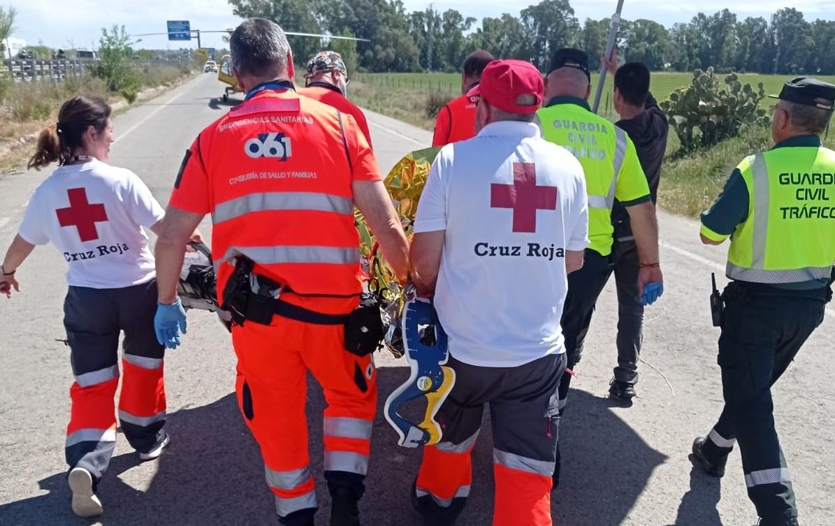 El dispositivo sanitario de la Junta atendió a 50 personas por accidente de tráfico durante el GP de Jerez