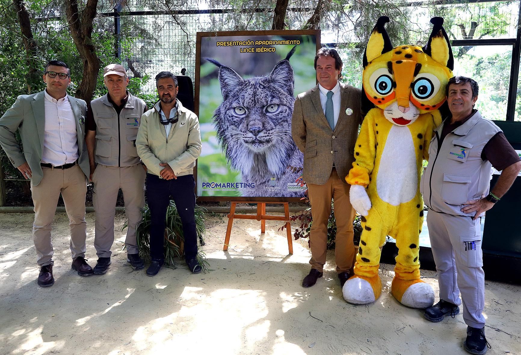 Apadrinamiento en el Zoo de Jerez a los linces ibéricos a cargo de Promarketing