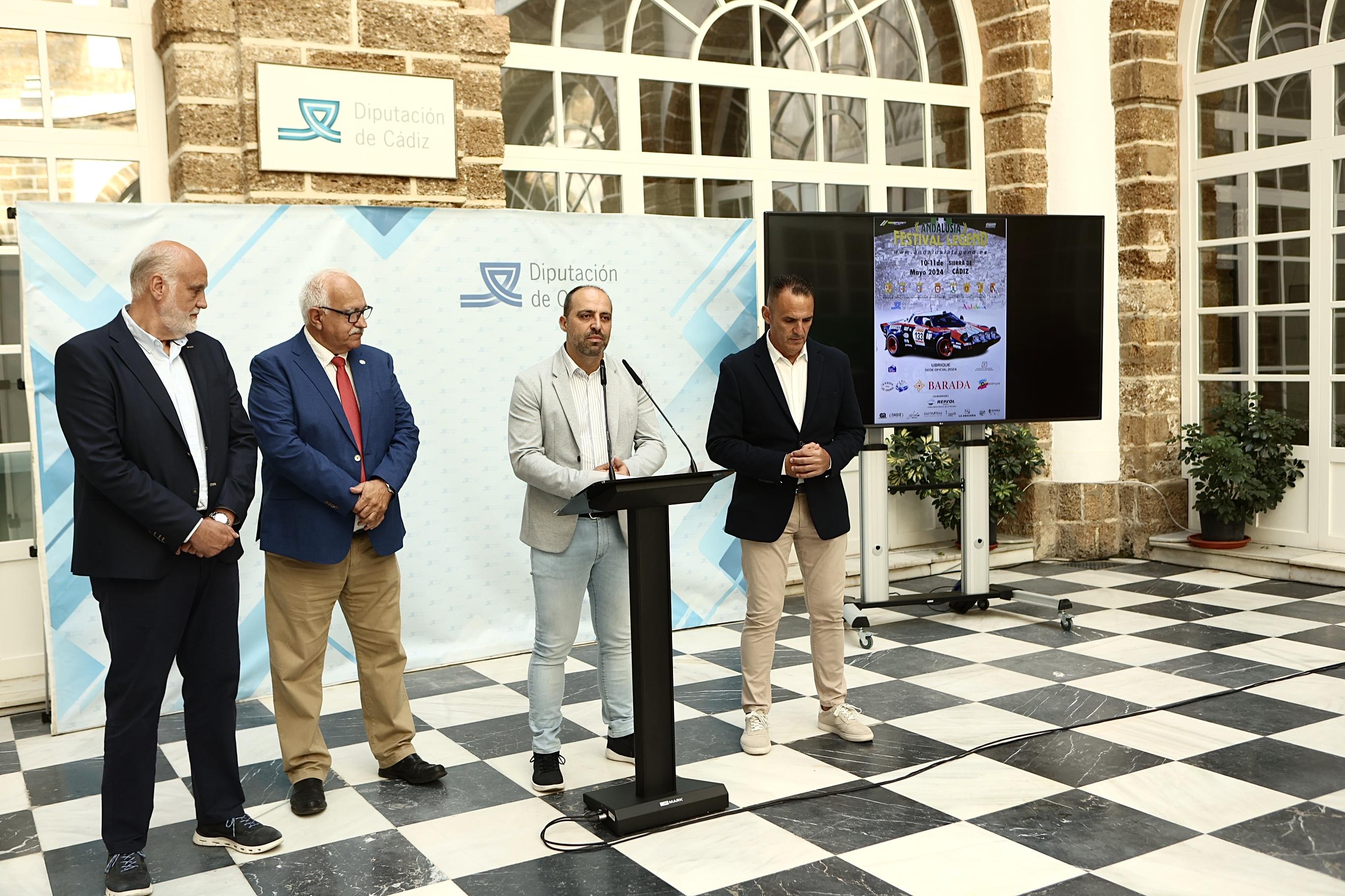 La Sierra de Cádiz se convierte en circuito para automóviles históricos con el Andalusia Festival Legend