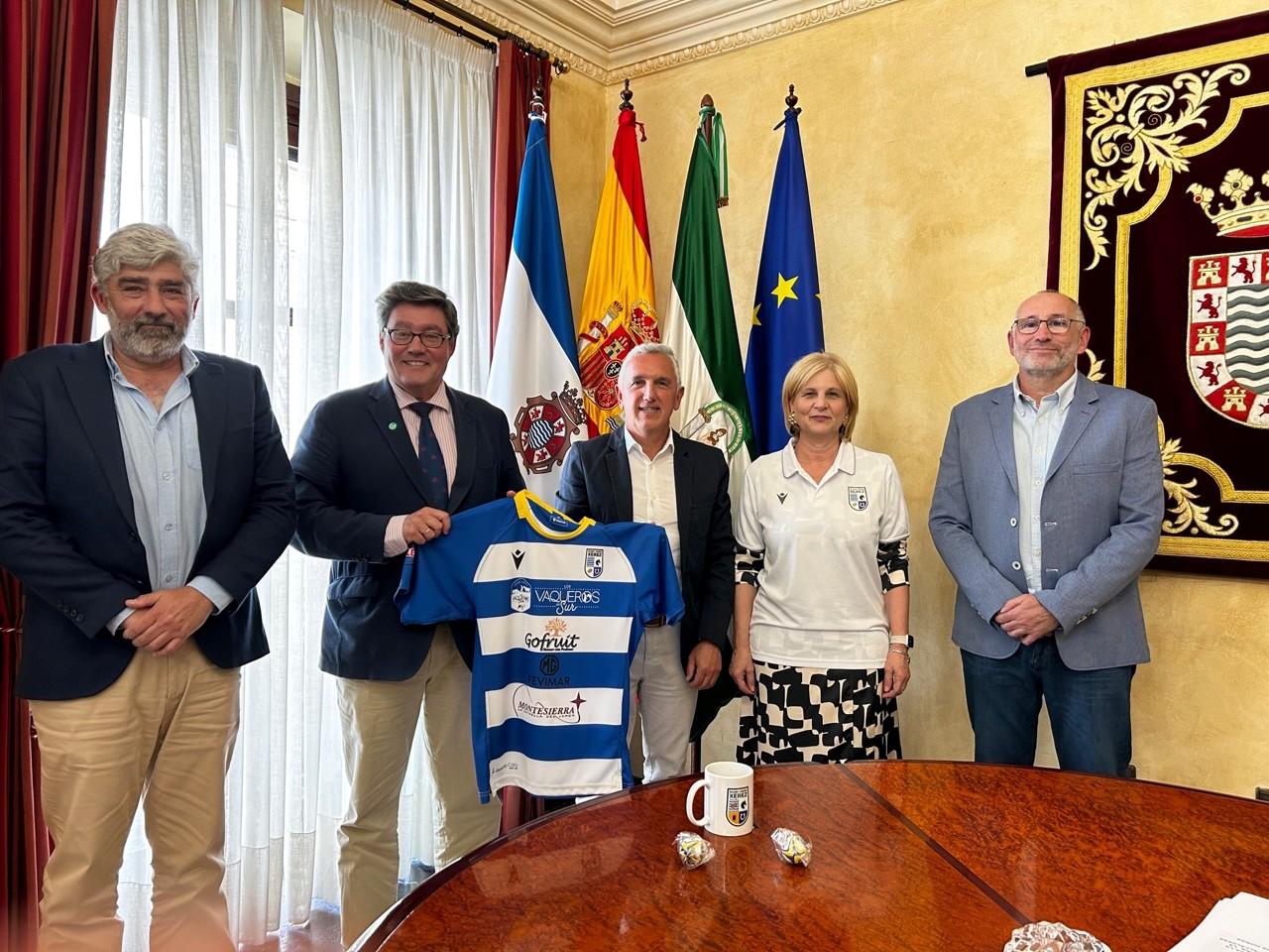 El Rugby Unión Jerez aborda con el Ayuntamiento sus proyectos deportivos y sociales