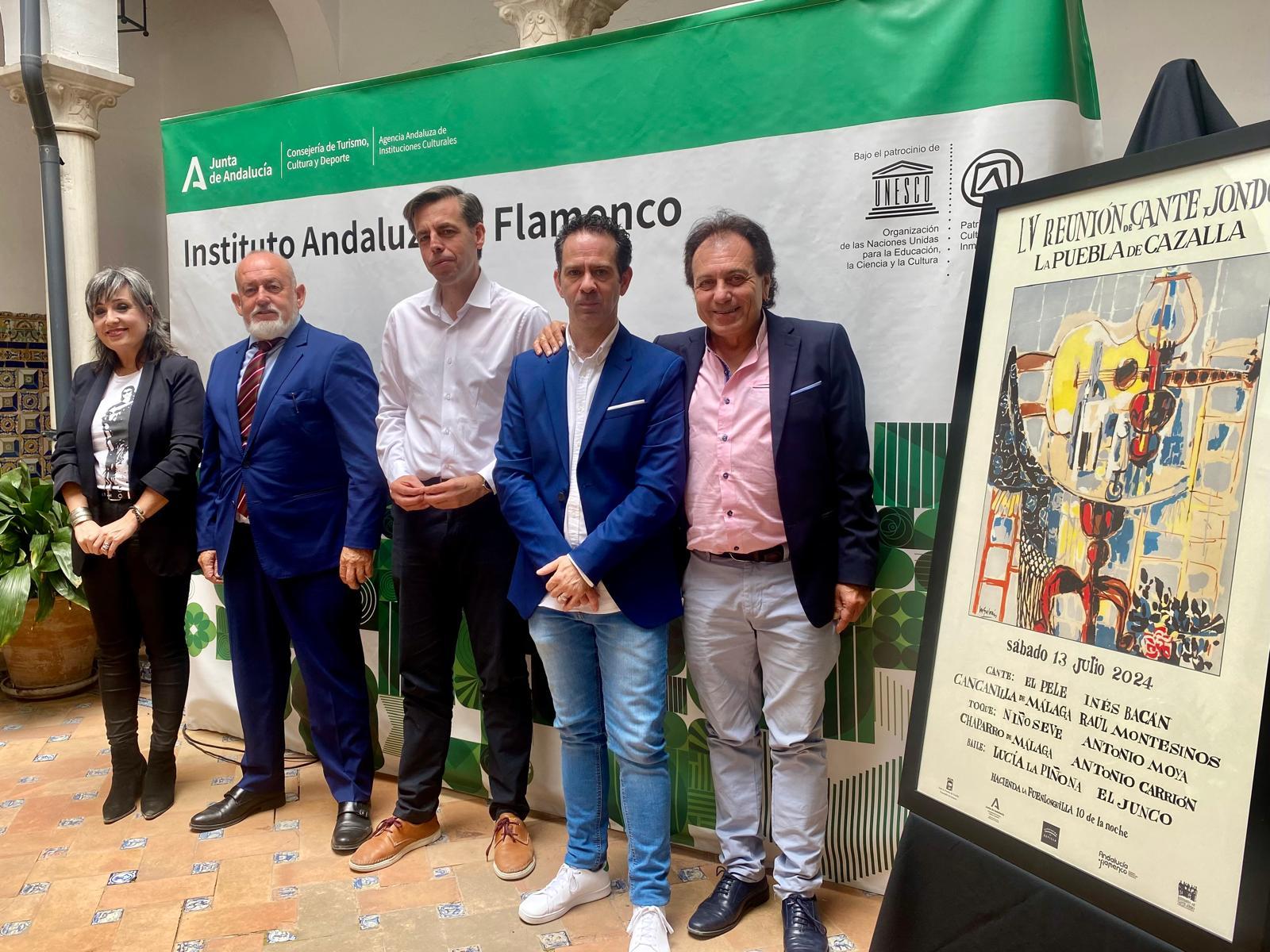 El Instituto Andaluz del Flamenco colabora con la LV Reunión de Cante Jondo de La Puebla de Cazalla