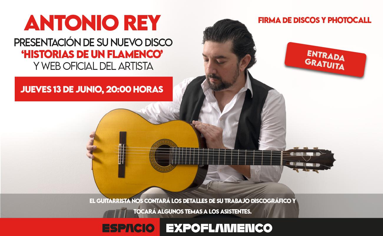 Antonio Rey presenta en Jerez su disco 'Historias de un flamenco', en Espacio Expoflamenco