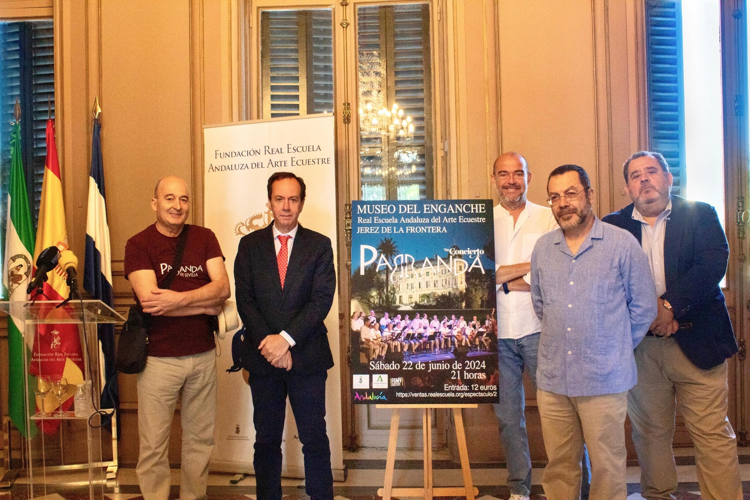 La Real Escuela Andaluza del Arte Ecuestre en Jerez acogerá un concierto de La Parranda de Sevilla