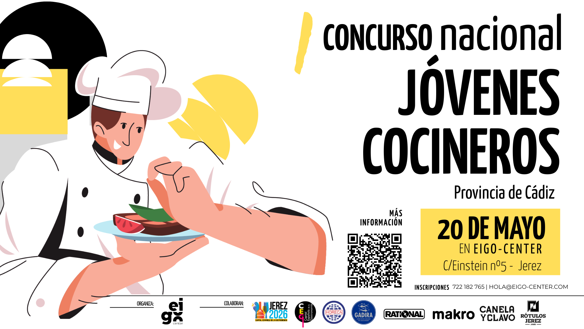 El I Concurso Nacional Jóvenes Cocineros ya tiene finalistas para su gran final en Jerez