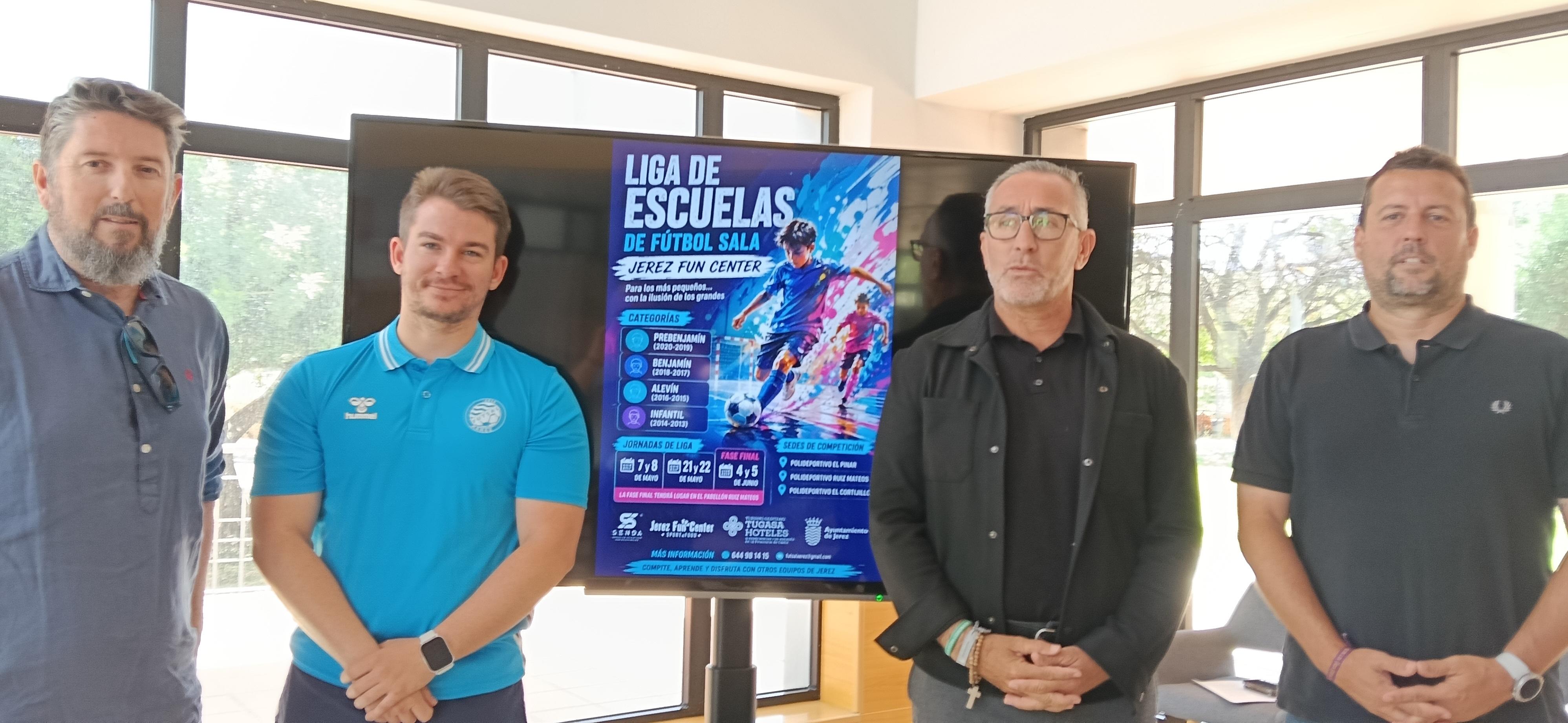 La IV Liga de Escuelas de Fútbol Sala reunirá a 300 jóvenes en pistas de Jerez