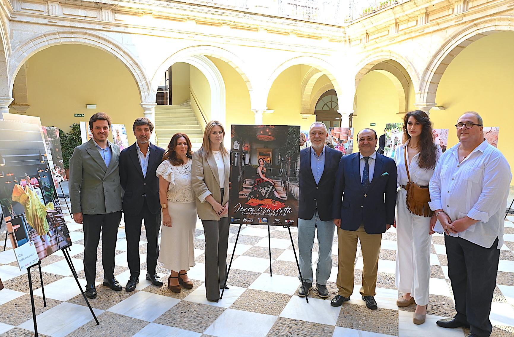 Pasarela Flamenca Jerez y Hostelería Jerez impulsan la muestra 'Jerez a la carta: nuestra gastronomía se viste de flamenca'