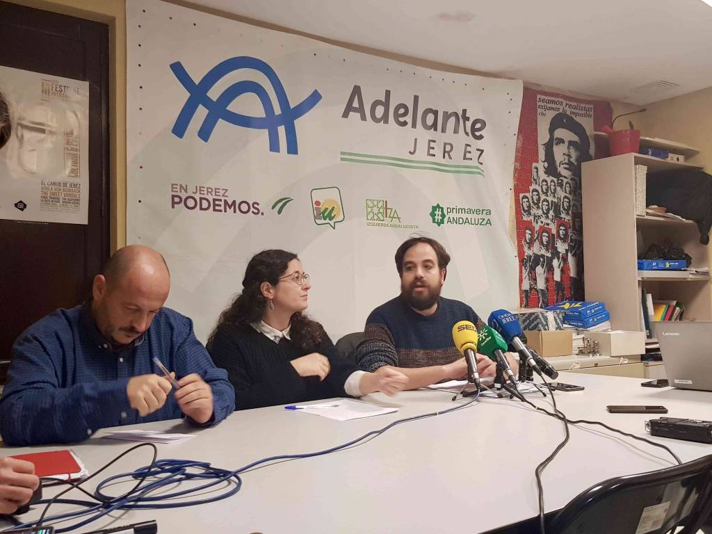 Adelante Jerez plantea sus exigencias para el apoyo a los presupuestos municipales