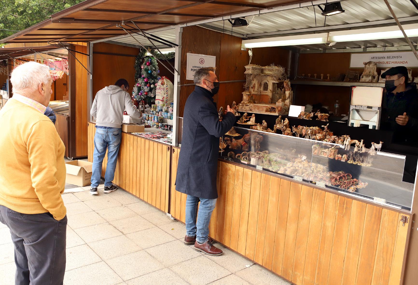 El Mercado Navideño de Jerez permanece abierto hasta el 5 de enero en la Plaza del Arenal
