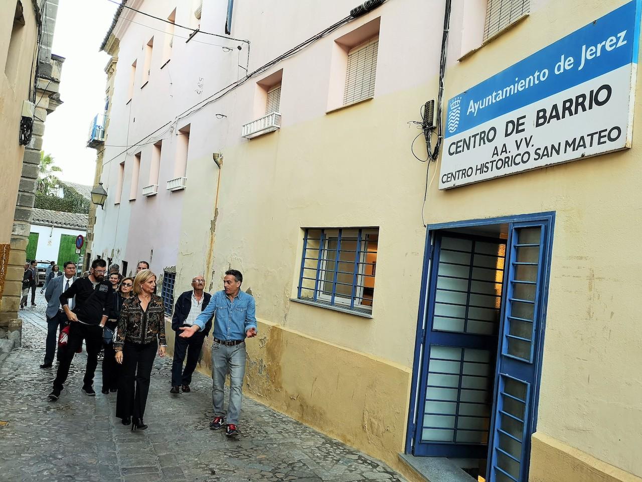 Pelayo cree que el Centro Histórico de Jerez "necesita vida y una buena planificación a futuro"