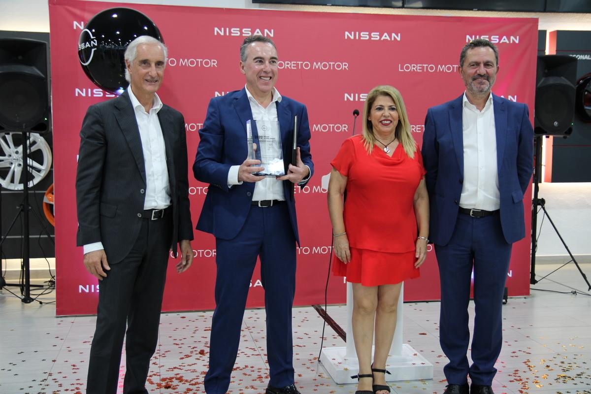 Loreto Motor recibe el premio Nissan Global Award como uno de los mejores concesionarios Nissan en el mundo