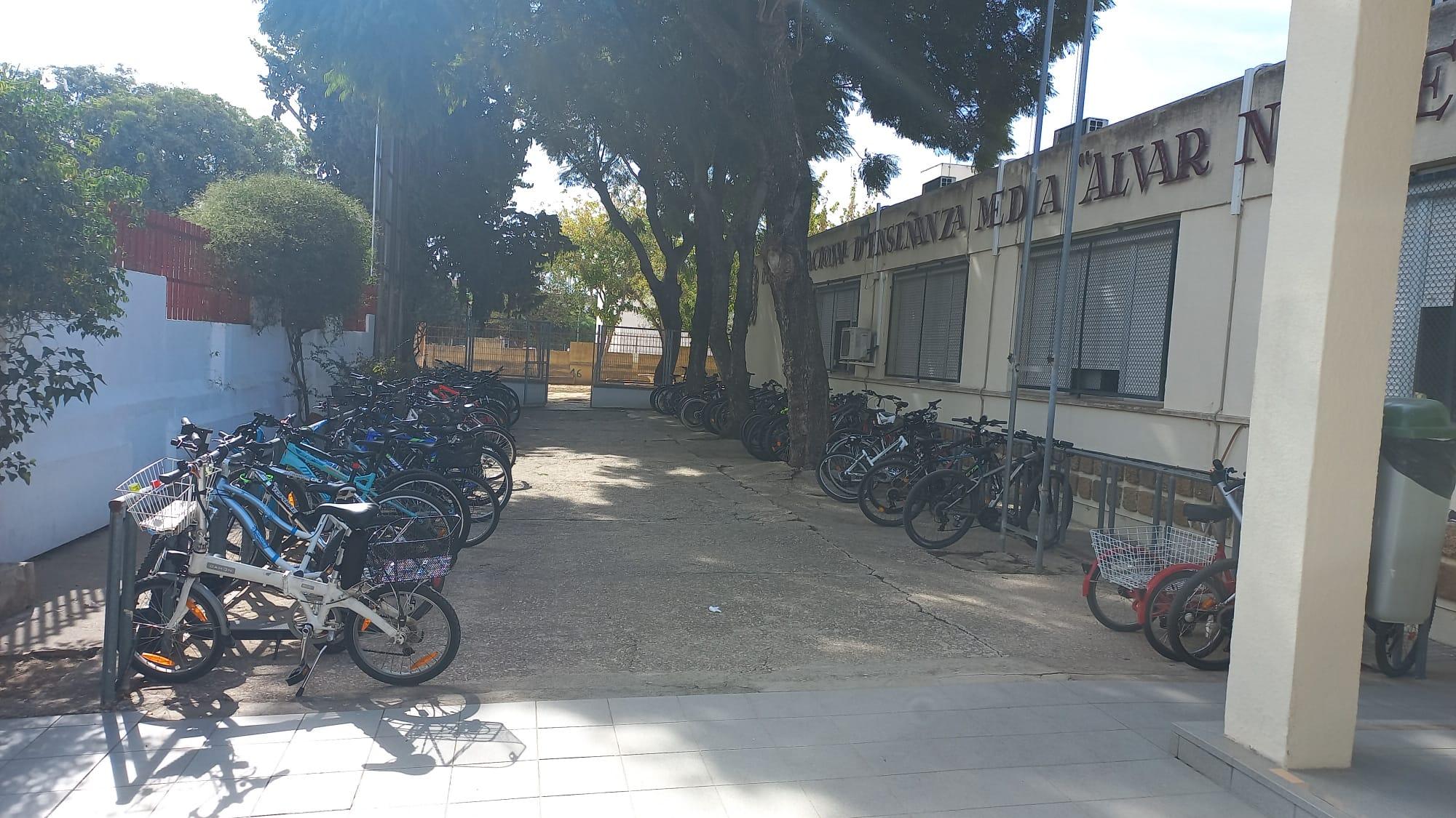 El Álvar Núñez va al instituto en bicicleta