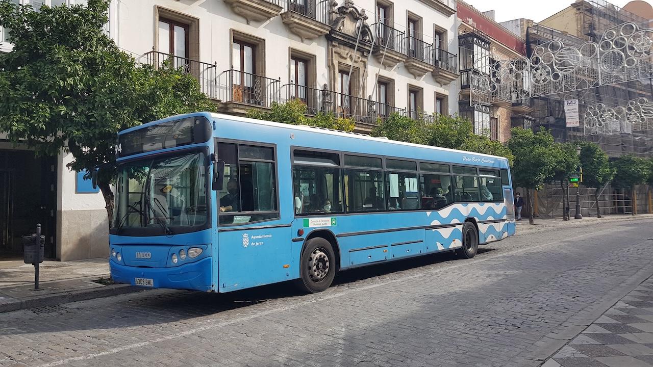 Nuevos cambios en los horarios de las líneas 10, 16 y 17 de los autobuses urbanos de Jerez