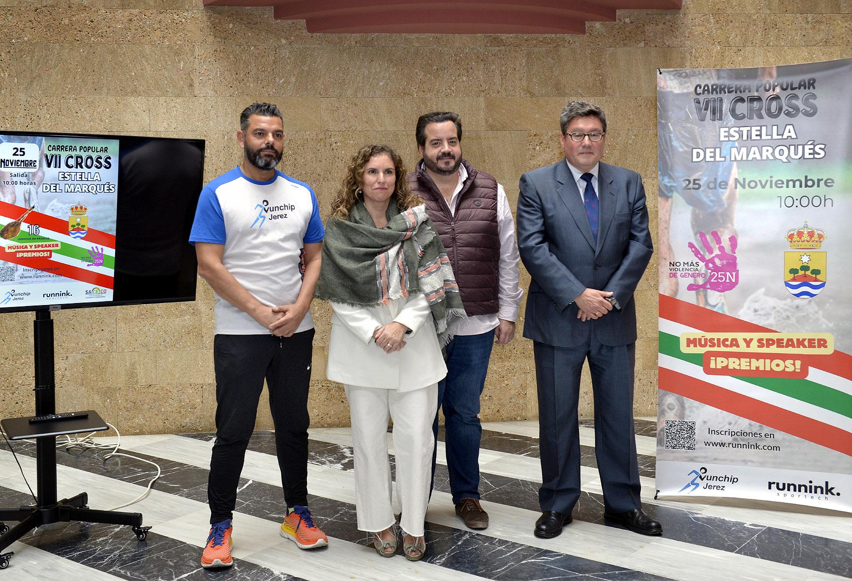 Presentada la carrera popular VII Cross de Estella del Marqués, que se celebrará en la ELA el 25 de noviembre