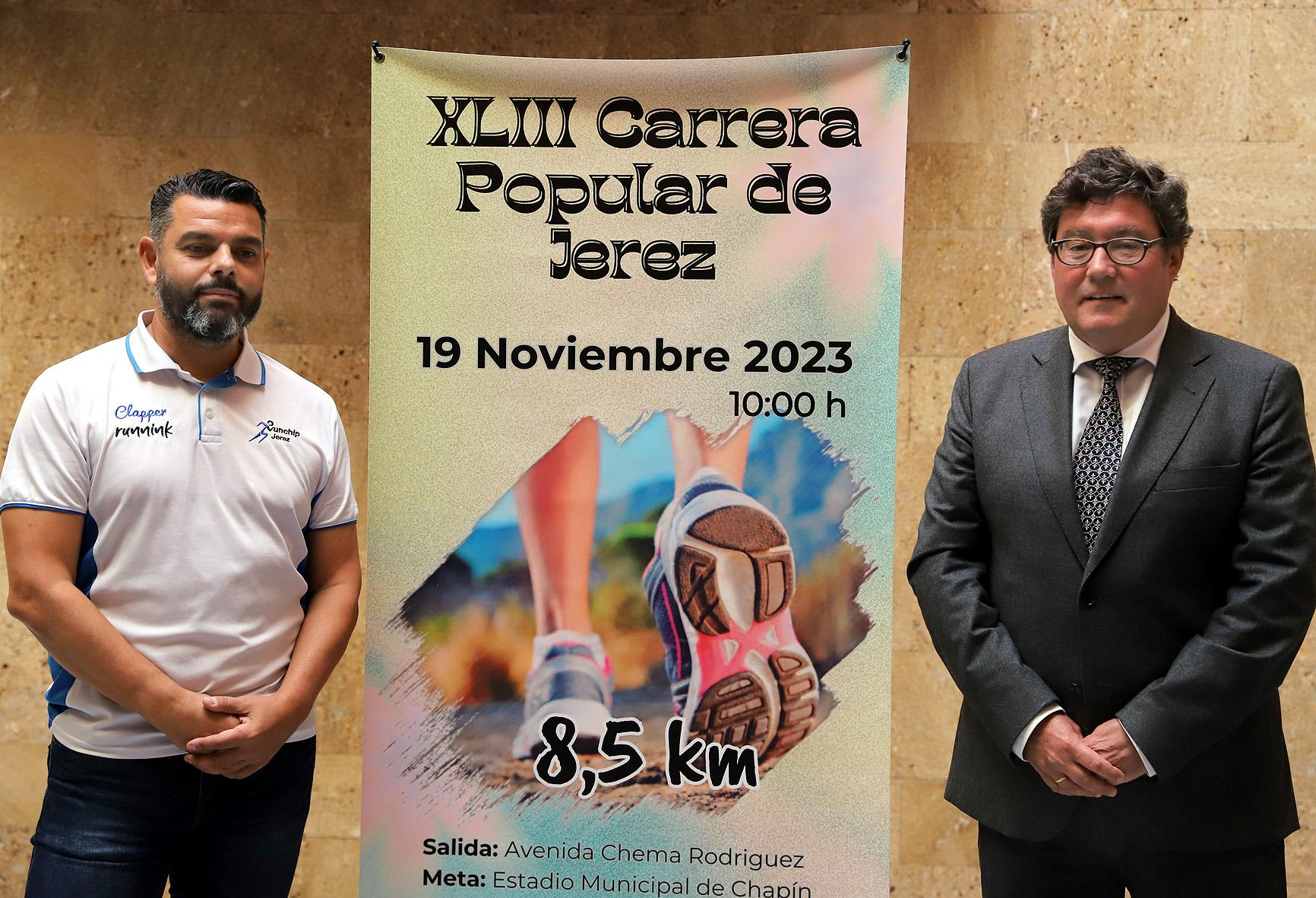 Más de 1.500 corredores participarán este domingo en la XLIII Carrera Popular Ciudad de Jerez