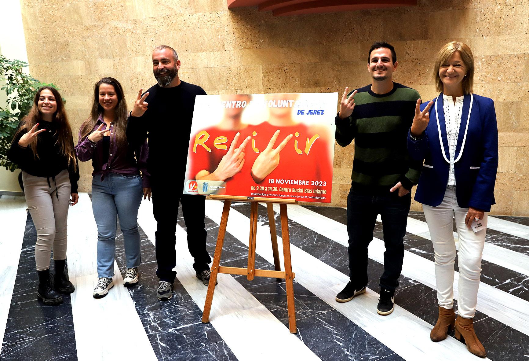 Jerez acogerá el encuentro de voluntariado Revivir el próximo 18 de noviembre
