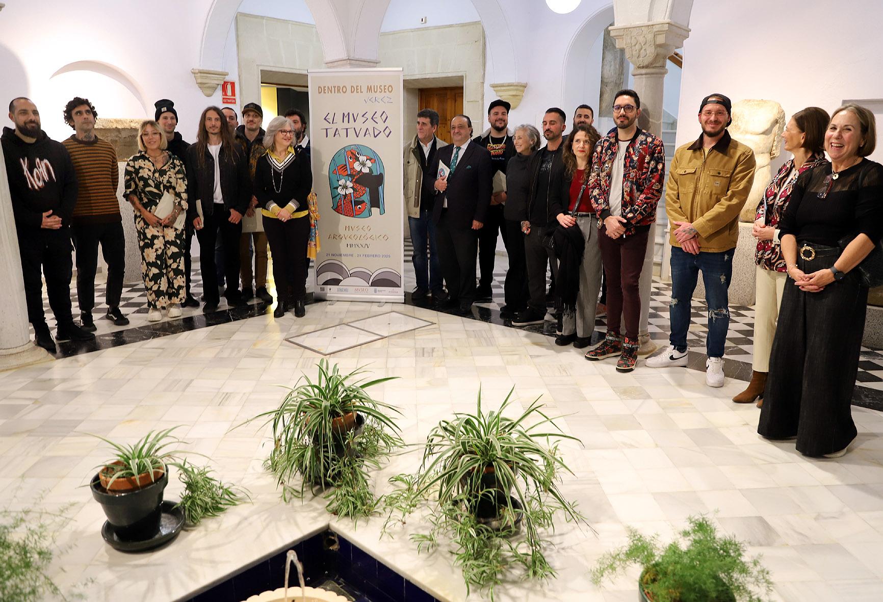 'Museo Tatuado' abre al público en el Museo Arqueológico de Jerez hasta el 21 de febrero de 2025