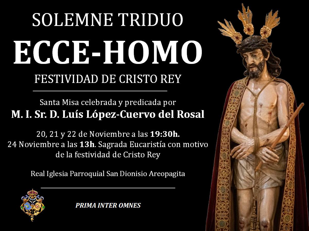 Solemne Triduo al Señor Ecce Homo