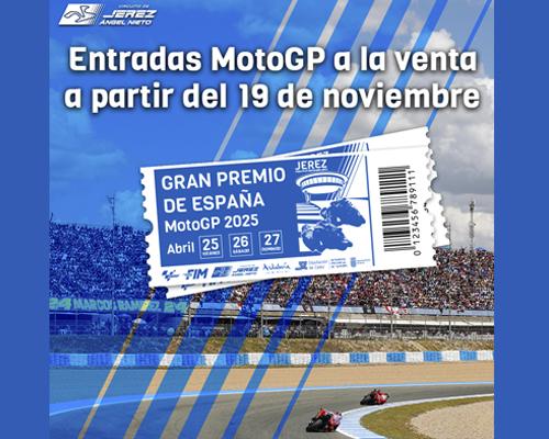 Las entradas para el GP de España de Motociclismo de Jerez 2025, a la venta desde este 19 de noviembre