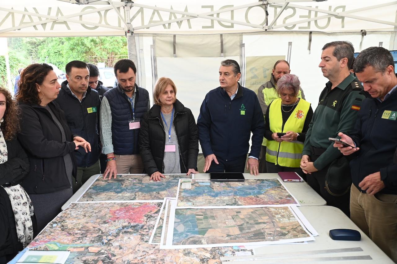 Las 211 personas desalojadas por la crecida del río Guadalete pueden volver a sus casas de forma paulatina