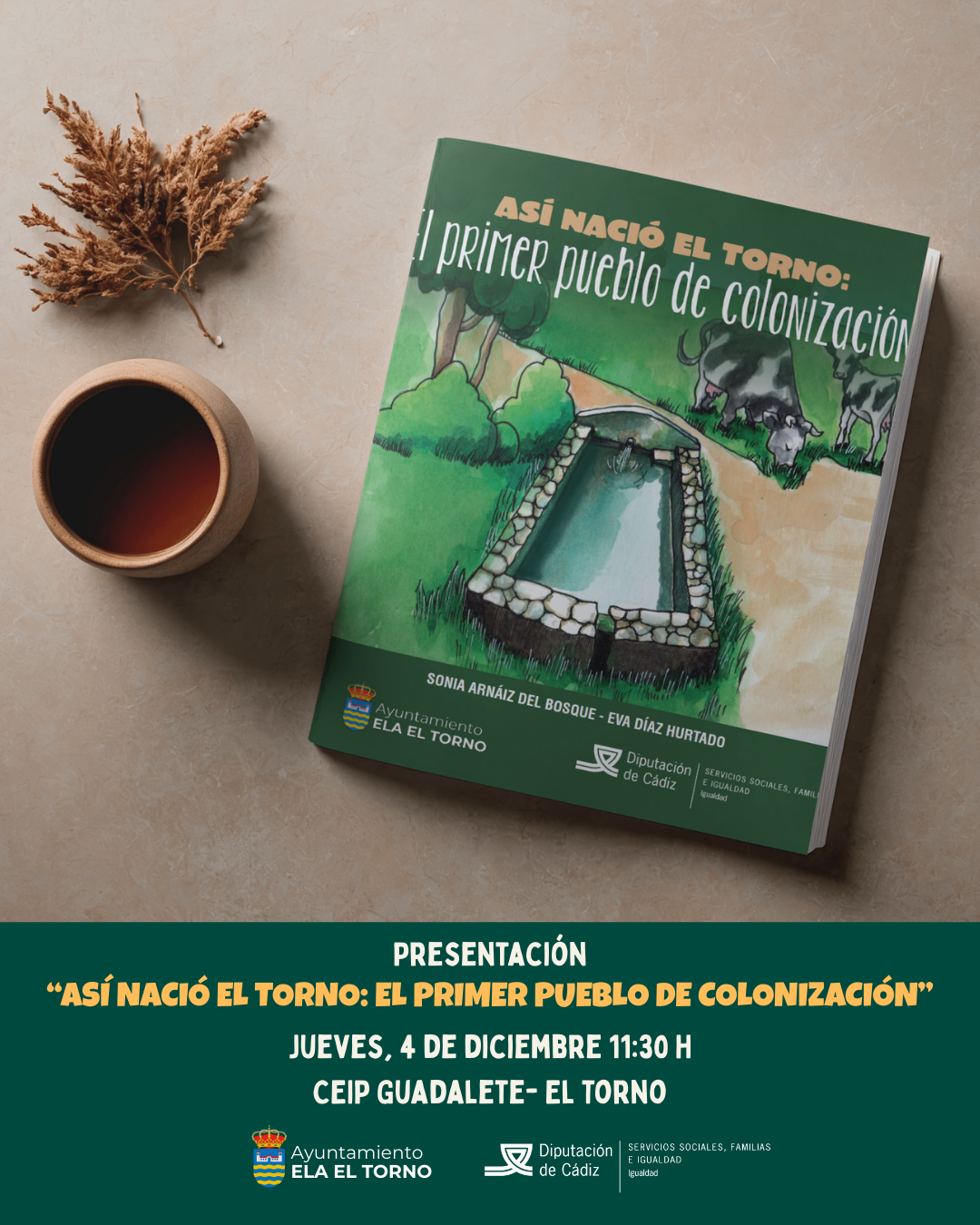 El 4 de diciembre se presenta el cuento 'Así nació El Torno: el primer pueblo de colonización'