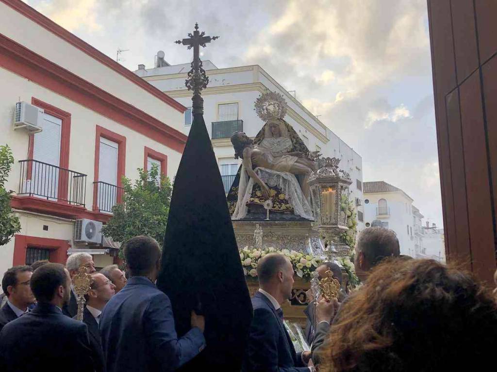 La Virgen de las Angustias presidirá el Vía Crucis de las Cofradías de Jerez