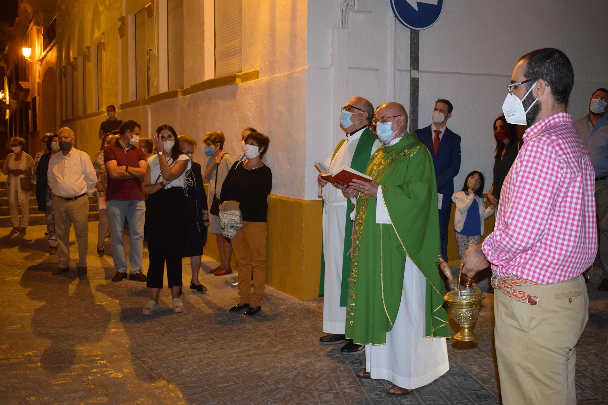 Nuevo azulejo del Cristo de la Misericordia en Arjona (Jaén)