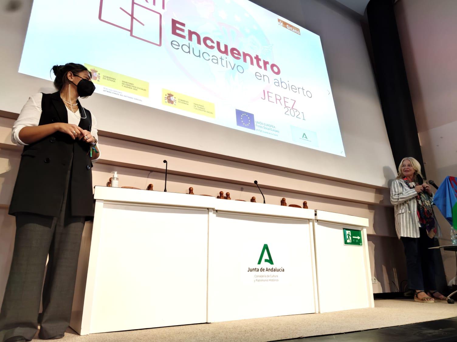 Mercedes Colombo clausura el XII Encuentro Educativo Abierto de Estudiantes Gitanos en Jerez