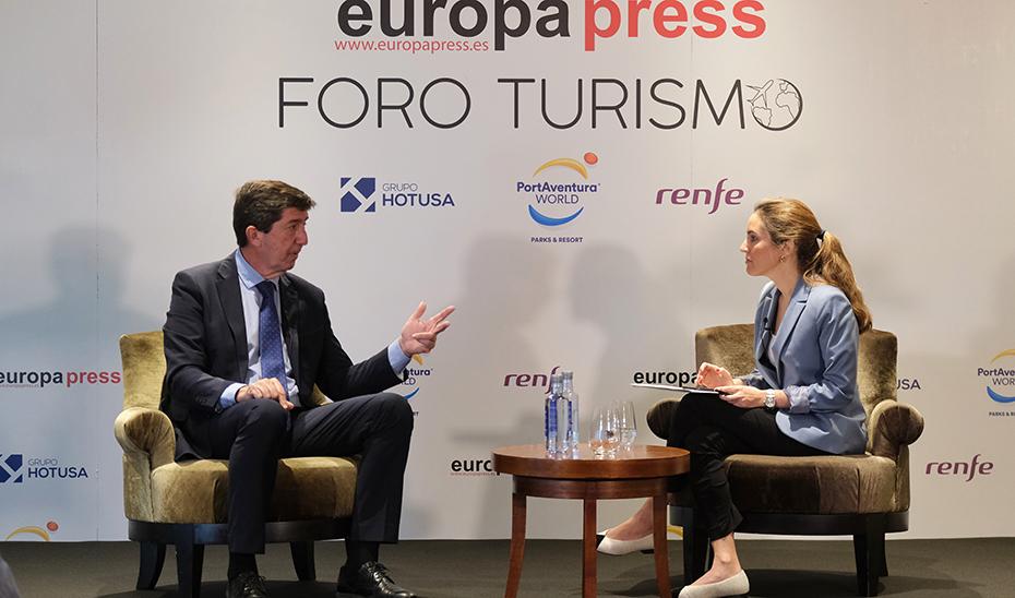 Juan Marín apuesta por reformas que sostengan a las empresas para garantizar el futuro del sector turístico