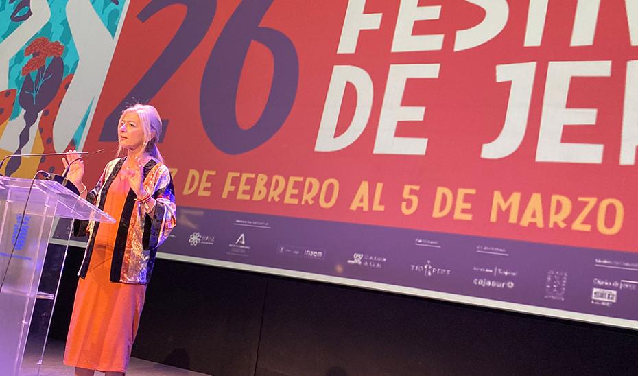 Del Pozo reivindica el flamenco como "motor de la industria cultural de Andalucía" en el Festival de Jerez